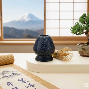 Conjunto-presente: matcha cerimonial japonês + matchawan + acessórios de bambu