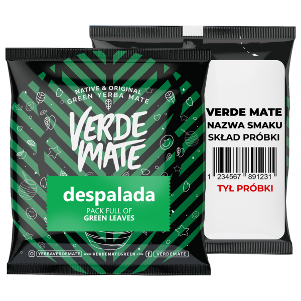 Conjuto de Erva Mate Green 500g Calabaza Bombilla 10x50g