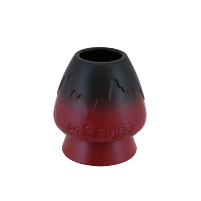 Kusenaoshi – Suporte para Chasen em cerâmica – Mountain (vermelho)