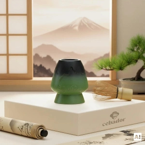 Conjunto de preparação de chá Matcha