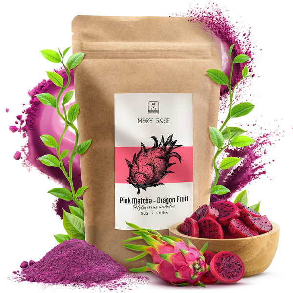 Mary Rose – Pink Matcha – Fruta‑dragão (em pó) 50 g