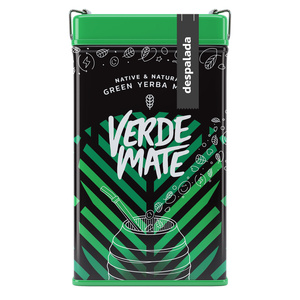 Yerbera – Lata metálica + Verde Mate Green Despalada 0,5 kg