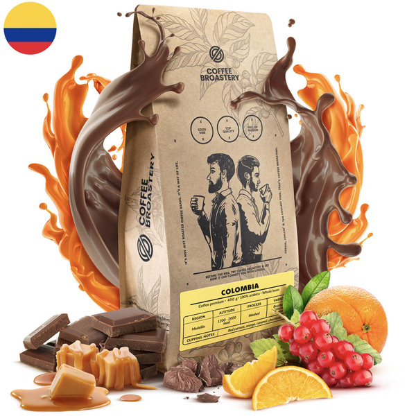 Bro Coffee Roastery - Café em grão inteiro Colombia Medellin Premium 400g
