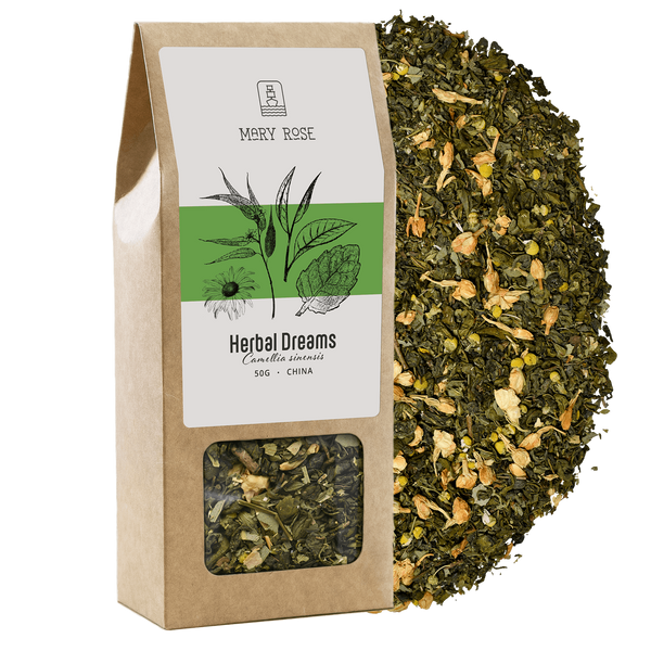 Mary Rose - Chá Verde Herbal Dreams - 50g