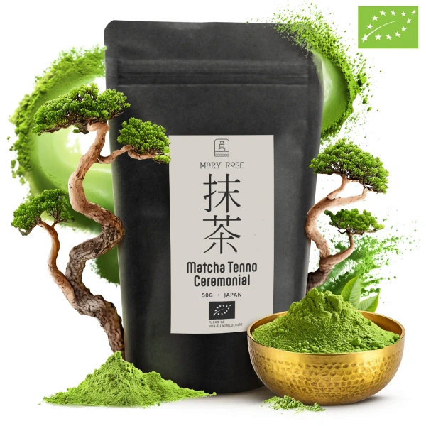 Mary Rose – Chá verde Matcha Tenno japonês (BIO) Cerimonial 50 g