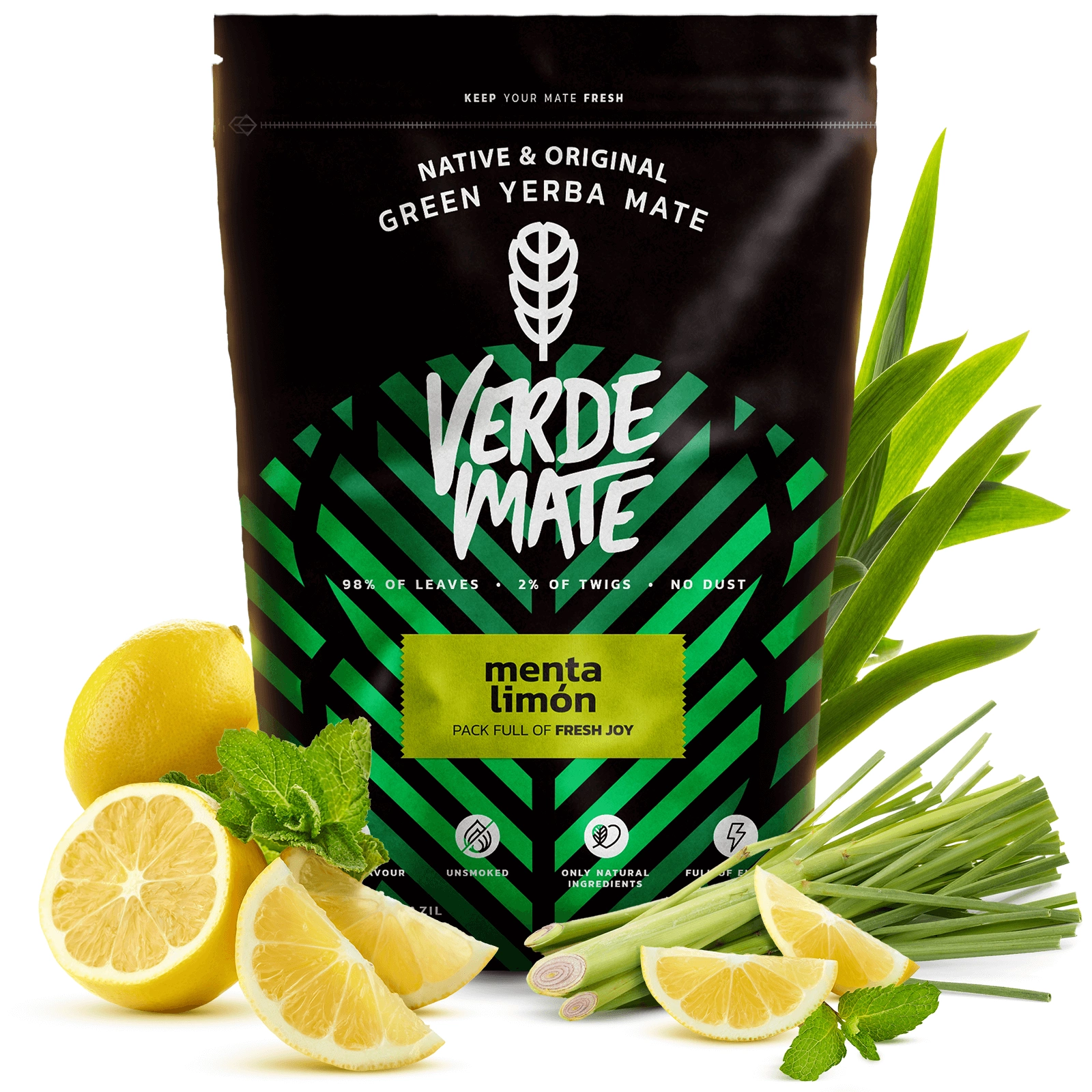 Verde Mate Menta Limón - packaging