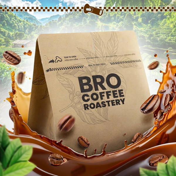 Conjuto de Bro Coffee Roastery Brazil Samba 2x1kg (2kg)