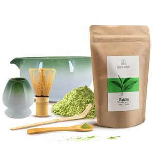 Conjunto de preparação de chá Matcha: matcha 100g + acessórios
