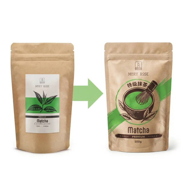 Mary Rose – Chá verde Matcha chinês Premium 100 g