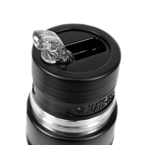 Yerbomos XL ALL IN ONE - 750ml - Mate, garrafa térmica e bombilla num só (preto)