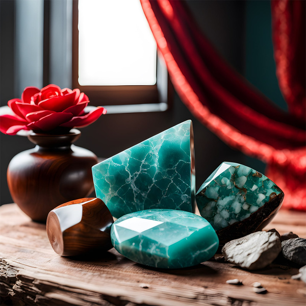 Conjunto de pedras naturais, cristais e incenso - esoterismo, yoga, meditação
