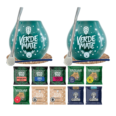 Yerba mate conjunto de oferta para casal 10 x 50g