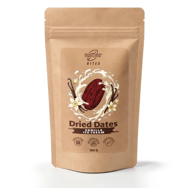 Nustino Bites – Tâmaras Secas – Vanilla Ice Cream 100 g