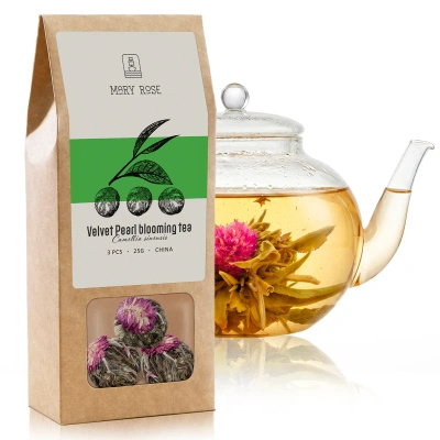 Mary Rose – Chá em flor Velvet Pearl (3 unidades)