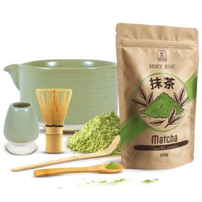 Conjunto de preparação de chá Matcha