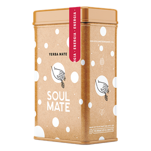 Yerbera – Lata metálica + Soul Mate Orgánica Energia 0,5 kg