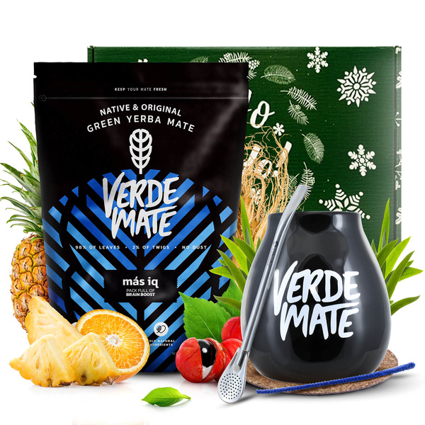 Conjunto de oferta de Erva Mate Verde Mate Mas IQ 0,5kg