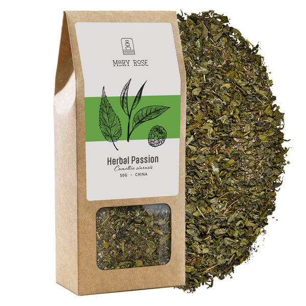 Mary Rose - Chá Verde Herbal Passion - 50g