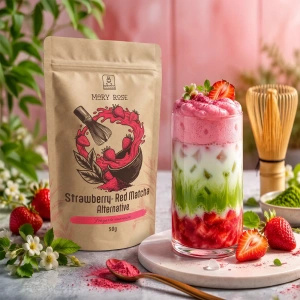 Mary Rose – Red Matcha Alternative – Morango (em pó) 50 g