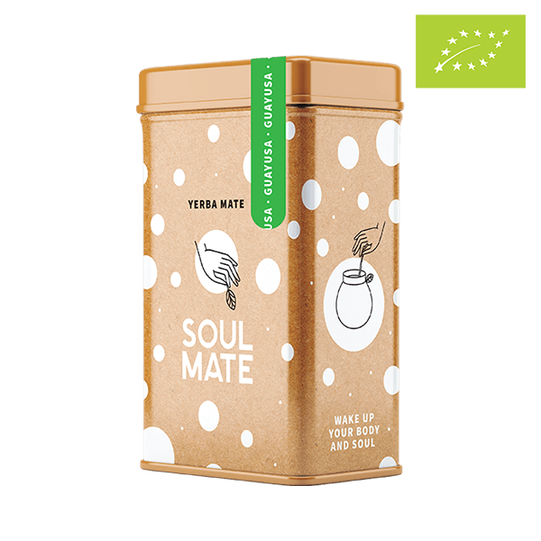 Yerbera – Lata metálica + Soul Mate Orgánica Guayusa 0,5 kg