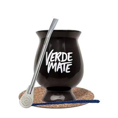 Starter set  Mate Cup/ Gourd  + Bombilla 19cm Yerba Mate