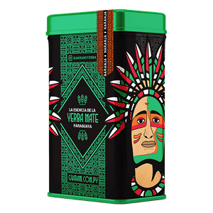 Yerbera – Lata metálica + Guarani Naranja 0,5 kg