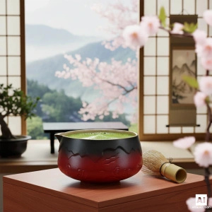 Conjunto de preparação de chá Matcha