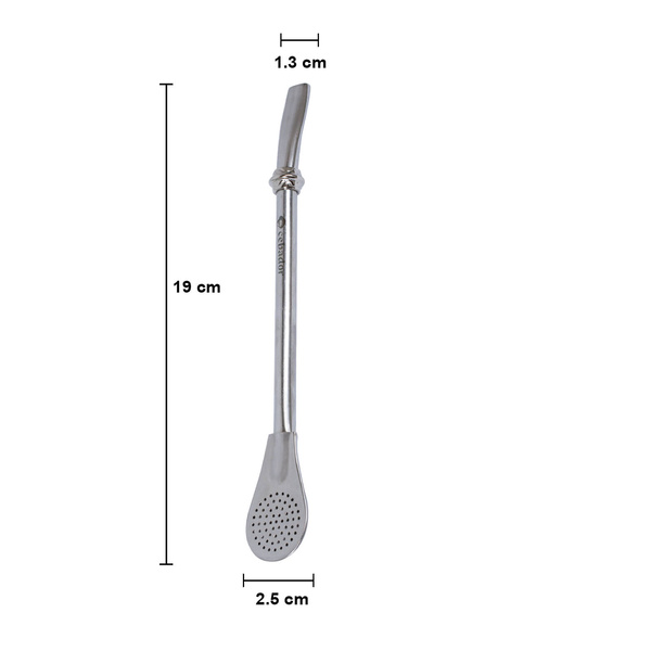 Bombilla LIZA com anel de prata