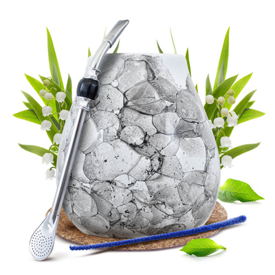 Kit de iniciação Yerba Mate Calabaza + Bombilla