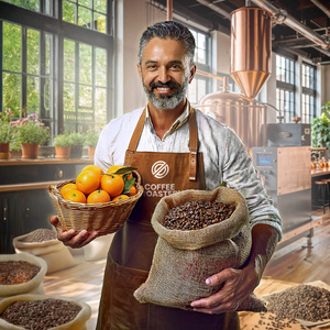 Bro Coffee Roastery - Café em grão inteiro Brazil Guaxupe Premium 400g