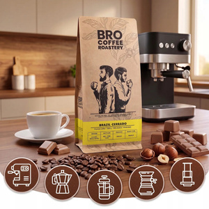 Conjuto de Bro Coffee Roastery Brazil Samba + Brazil Cerrado 2x1kg (2kg)