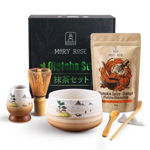 Kit presente para preparar Orange Matcha