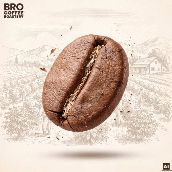 Bro Coffee Roastery – Café em grão inteiro Pure Crema 1 kg