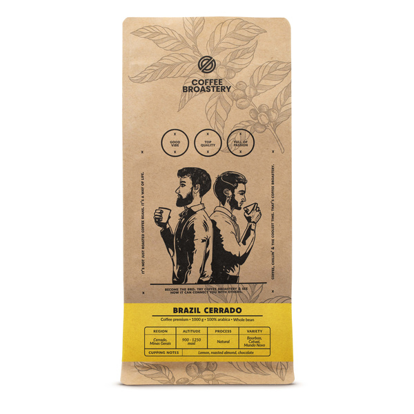 Conjuto de Bro Coffee Roastery Brazil Cerrado 3x1kg (3kg)