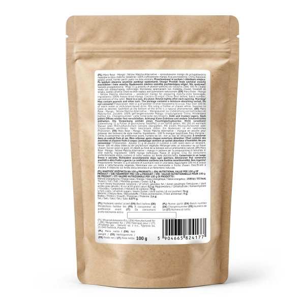 Mary Rose – Yellow Matcha Alternative – Manga (em pó) 100 g