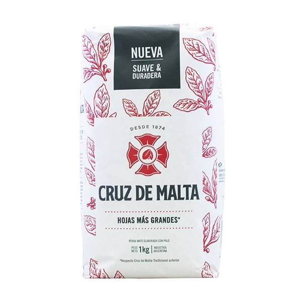 Conjuto de Erva Mate Elaborada: El Fuego 1kg + Cruz de Malta 1kg