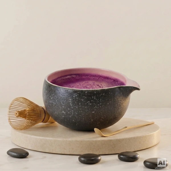 Kit presente para preparar Purple Matcha