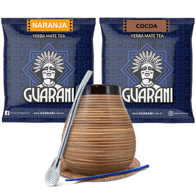 Yerba mate set Bombilla Calabaza