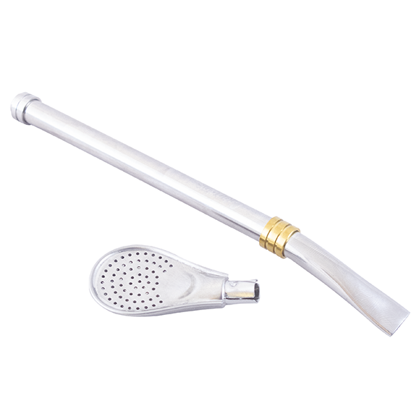 Bombilla Anillo gold + cleaner