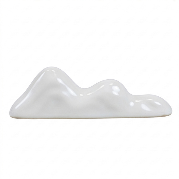 Chashaku-oki – Suporte para colher de matcha (branco)