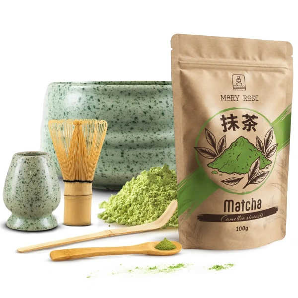 Conjunto de preparação de chá Matcha