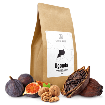 Mary Rose - café em grão inteiro Uganda Kanyenye especialidade 1kg