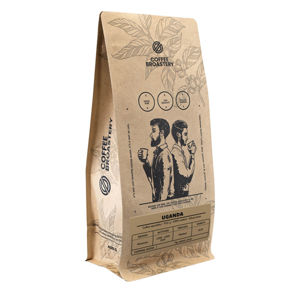 Bro Coffee Roastery - Café em grão inteiro Uganda Kanyenye Speciality 400g