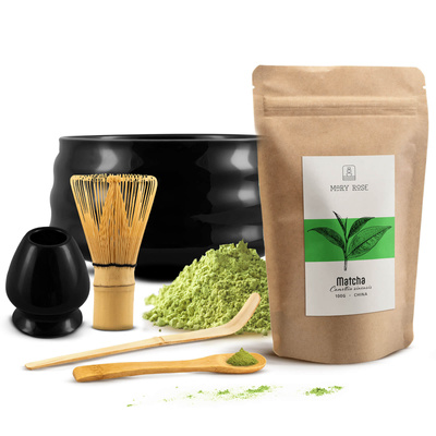 Conjunto de preparação de chá Matcha