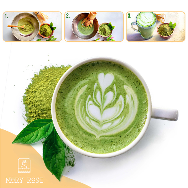 Mary Rose – Chá verde Matcha japonês (BIO) Premium 30 g