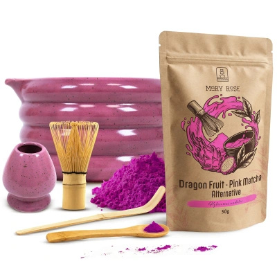 Kit para preparar Pink Matcha