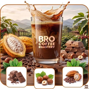 Bro Coffee Roastery – Café em grão inteiro Crema Rumba 1 kg