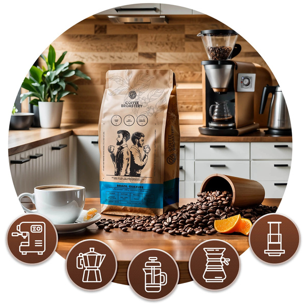 Conjuto de Bro Coffee Roastery Brazil Cerrado + Brazil Guaxupe 2x1kg (2kg)