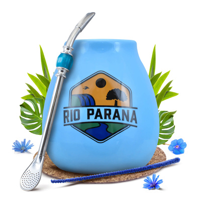 Conjunto inicial de Erva Mate Calabaza + Bombilla