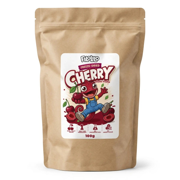 FiloLilo – Cerejas liofilizadas (inteiras, sem caroço) 100 g